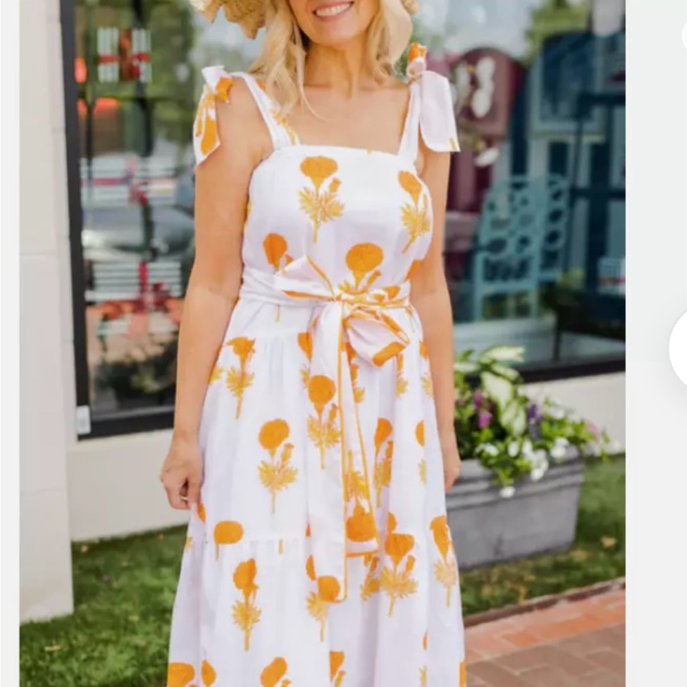 Victoria Dunn King Street dress in marigold - XS